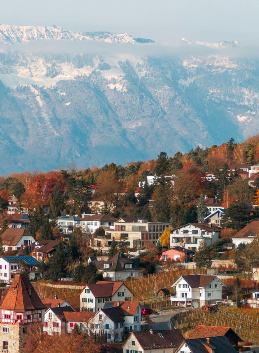 zurich nach vaduz mit dem auto